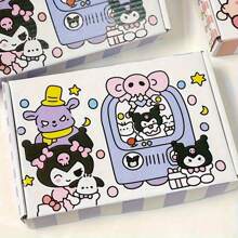 Sanrio Sanrio Surprise Blind Box 7-9 Random Items, Including Fashionable Black Hello Kitty, Surprise Blind Box Gift Pack, Exquisitely Designed, Practical And Beautiful, Suitable For Giving Gifts To Friends And Family, Birthday Gifts, Party Gifts, Party Small Gifts (Gift Box Styles Are Random)