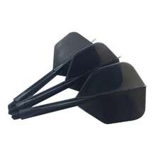 3/6件2BA一体式飞镖杆和镖翼套装专业透明防摔飞镖杆塑料飞镖配件