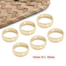 10 piezas de monturas de bisel chapadas en cobre de gran espesor (18K + Plata gruesa + Oro blanco) para hacer joyas DIY