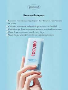 TOCOBO Protector Solar en Barra Algodón Suave Stick Solar 10ML,Esta barra de protección solar química y mineral ofrece protección UV SPF 50+ PA++++. Hidrata la piel con ingredientes naturales como el extracto de flor de onagra y el aceite de semilla de jojoba. Sun Stick calma la piel y controla el exceso de sebo con AC Herb Complex. - Azul - Ver 10