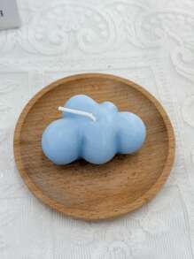 1 pezzo Candela decorativa a forma di nuvola blu e bianca, profumata, per decorazione casa, matrimonio, rientro a scuola, primo giorno di scuola, inverno, vacanze, regali