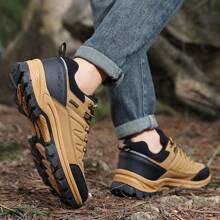 Nuevos zapatos de senderismo para hombres de moda, con suela de goma gruesa, zapatos deportivos para hombres, tenis cómodos y transpirables para caminar