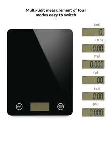 HYUNDAI LCD Kitchen Scale With Tare Function, Digital Food Scale With Gram And Ounce Measurement Units, Suitable For Baking, Cooking, Meal Prep