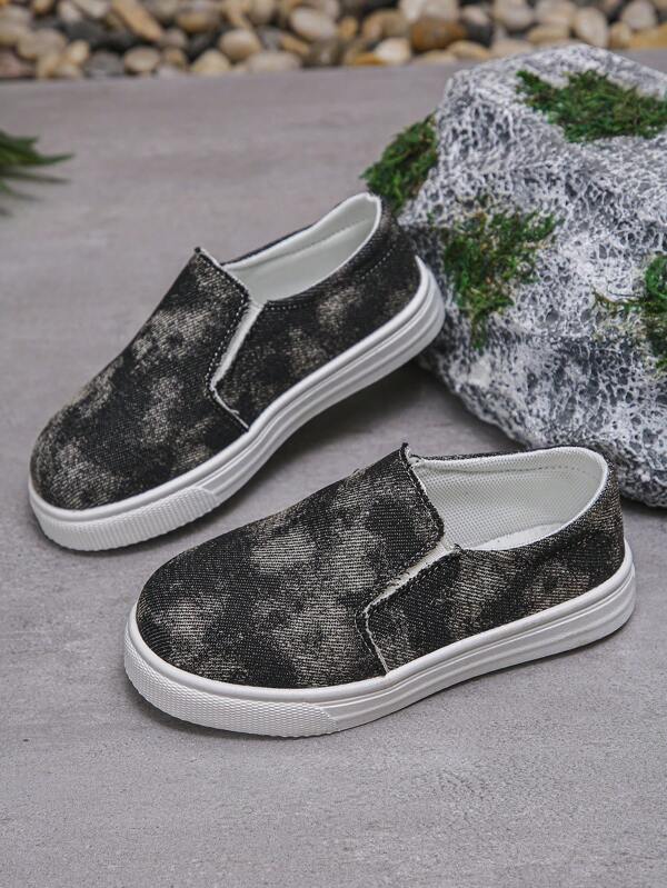 1 Pair Kids Fashion Sports Shoes, Boys And Girls Indoor/Outdoor Casual Canvas Shoes, Toddler Non-Slip Breathable Running Sneakers