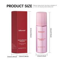 Spray fijador matificante impermeable tamaño único, 60 ml/2,03 onzas líquidas, acabado mate duradero, resistente al agua, no se corre fácilmente. - Rosa - Ver 11