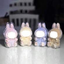 1pc Sit Sit Party Figure Protective Case, Anti-Dust Transparent Face Mask For Strolling Baby Care