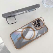 Magnetic Camera Lens Protection Flip Stand Phone Case Compatible With IPhone 15 11 12 13 14 16 Pro Max