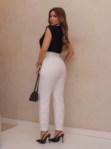 Women Pants - White - View 2