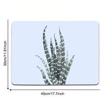 绿色植物PU餐垫防水防油隔热垫北欧奢华餐具杯垫易清洗盘/碗/杯垫 - 彩色 - 查看 14