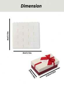 1 pieza Ladrillo de construcción personalizado con foto y texto personalizado. Bloque de construcción con puzzle personalizado.