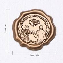 Wax Seal Stickers - Wedding Invitation Envelope Seal Stickers, 30pcs Self-Adhesive Wax Seal Stickers, Perfect For Engagement/Wedding Invitations, Gift Packaging, Envelopes, Souvenir Decorations, Indoor/Artistic Decorations,Back To School,School Supplies