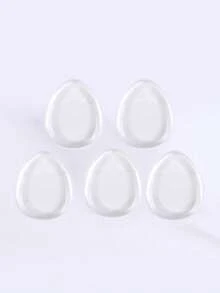 2/3/5pcs Multi-Color Silicone Jelly Finger Mini Thumb Makeup Sponge Blender, Soft & Bouncy, Suitable For Liquid Foundation, Concealer, Easy To Clean, New Matte Makeup Tool - Multicolor - View 10