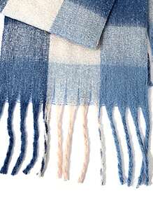 1 Pc Plaid Pattern Scarf, Soft & Warm Long Scarf For Autumn/Winter Cold Protection