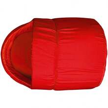 Pet Bed Medium For Dogs And Cats With Cushion - Red - View 5