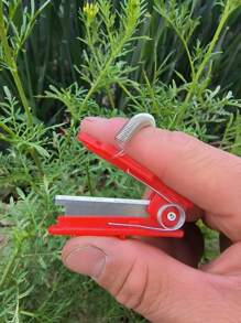 Mini-Daumen-Messer zum Ernten und Schneiden von Bohnen, Gurken, Trauben - Gemüse- und Obsternte-Taschenmesser