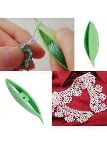 2Pcs/4Pcs,Hand Woven Shuttle Needles,Colorful Plastic Tatting Shuttles For Lace DIY Hand Lacemaking Craft Tool,Colors Are Random.