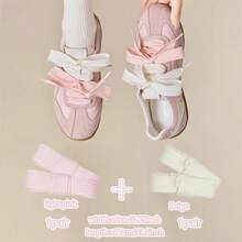 “两双对比色鞋带：瞬间提升风格，混搭打造你的独特外观！” - 2雙撞色寬鞋帶 - 查看 5