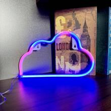 1 pièce Enseigne au néon tête de vache rose 11x10x0,7 po environ 28x25,5x1,8 cm Lumière décorative à LED, alimentée par batterie ou USB (flamme, nuage, éclair, pont arc-en-ciel) Lumière néon pour bureau ou décoration murale, toile de fond pour diffusion en direct d'influenceur, convient pour la chambre, la maison, les fêtes, les anniversaires, les demandes en mariage, la Saint-Valentin, la Fête des mères, la décoration de Noël