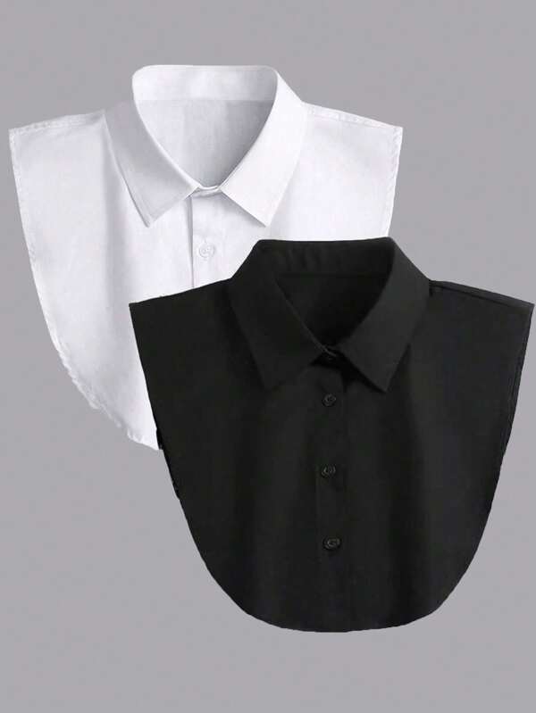 Col amovible de chemise pour femmes