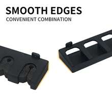 Estante de almacenamiento para caña de pescar, soporte para caña de pescar montado en la pared con 6 agujeros, marco fijo de pantalla Vertical y Horizontal, 1 Uds. Y6BE - EVA Vertical - Ver 4