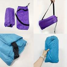 1 Stück super bequemer aufblasbarer Lounger Sofa - tragbarer faltbarer Einzelpersonen Outdoor Freizeitstuhl, Mehrfarboptionen, leicht & langanhaltend, geeignet für Camping, Strand, Pool Entspannung, aufblasbarer Sitz, stabile Konstruktion - Weihnachtsgeschenk