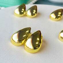 18k Gold Plated Drop Earring - Luanes Acessórios - 金色 - 查看 3