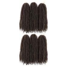 FULCRUM 10/16/18/24/30 Inch Marley Twist Braiding Hair, Elastic African Twist Braids Wig, Afro Kinky Curly Crochet Braiding Synthetic Hair Extensions For Women - Multicolor - View 19