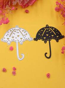 1 Pack Umbrella Style Metal Cutting Knife Mold Scrapbook Cutting Mold Suitable For Paper Card Making, DIY Production, Holiday Card Album Making, Craft Decorations