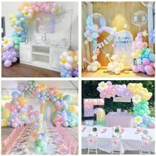 135 Teile Rosa Ballon Kranz Bogen Set, Rosa Ballon Makronen Ballon Gänseblümchen Ballon Geburtstag, Hochzeit, Abschluss, Heimkommen, Jubiläum Geschlecht enthüllen Geburtstags Party Dekoration