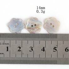 10 buc 2 găuri prun floare naturală Shell nasturi sidef nasturi haine cusut scrapbooking accesorii îmbrăcăminte DIY artizanat ornamente