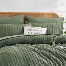 Grey Tufted Comforter Sets Queen, 7 - Piece Light Grey Tufted Summer  Bedding Set, Down Instead Of Quilt Fluffy Bed Set, Gift Choice, All Season, Hotel Room Decor, 4 Pillowcases, 1 Flat Sheet, 1 Fitted Sheet, And 1 Comforter