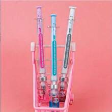 1/3pcs Creative Needle-Shaped Signature Neutral Pens, Simulated Injection Syringe Design Stress Relief Injection Pen, Random Color Delivery. School Supplies, Back To School Season - Random Color - View 3