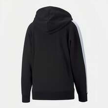 Puma Simple Casual Knitted Hooded Long-Sleeved Pullover - Black - View 3
