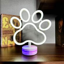 1 pièce Enseigne au néon tête de vache rose 11x10x0,7 po environ 28x25,5x1,8 cm Lumière décorative à LED, alimentée par batterie ou USB (flamme, nuage, éclair, pont arc-en-ciel) Lumière néon pour bureau ou décoration murale, toile de fond pour diffusion en direct d'influenceur, convient pour la chambre, la maison, les fêtes, les anniversaires, les demandes en mariage, la Saint-Valentin, la Fête des mères, la décoration de Noël