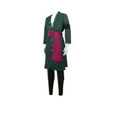 Costume cosplay di Zoro, personaggio anime, costume cosplay, costume anime bidimensionale, set completo, costume di Halloween COS