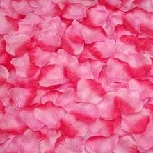 1000 片仿真玫瑰花瓣、无纺布、堆叠花瓣、散花、告白花片最佳礼物、婚礼装饰、家居装饰、房间装饰派对礼物新娘生日毕业生日装饰派对装饰单身派对