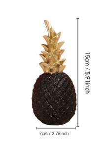 Tuzsocr Pineapple Decorative Statues, Decorative Figure For Living Room, Desk Decoration