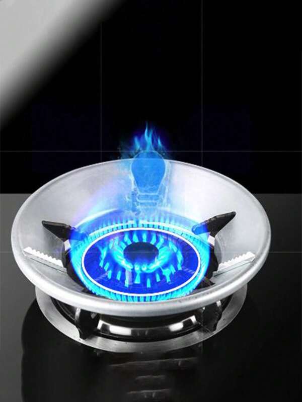1/2pcs Gas Stove Windproof Cover, Household Fire Gathering Windproof Ring, Gas Liquefied Gas Stove Frame, Fixed Universal Accessories, Energy-Saving Cover
