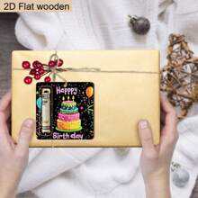 1 pieza/4 piezas Porta-dinero de tarta de cumpleaños "Feliz Cumpleaños", portador de efectivo de deseo, regalo de cumpleaños, decoraciones de fiesta de baby shower, decoraciones de cumpleaños, cumpleañera