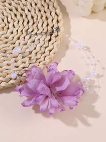1 colar floral elegante boêmio da moda para mulheres