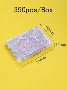 120pcs/Box Colorful Pin Brooch Candy Color Mix Small Buckle Needle Ornament Brooch Pin - Multicolor - View 11