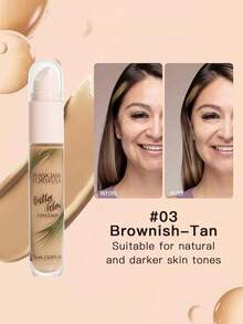 PHYSICIANS FORMULA Concealer Butter Glow, adecuado para tonos de piel naturales y talla grande oscuros, proporciona una cobertura natural, oculta imperfecciones para una piel impecable - Deep Nude - 5.6ml - Desnudo oscuro - Ver 1