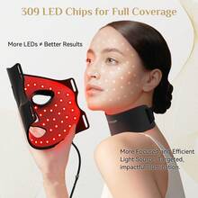 LED Light Mask , LEDs Face Mask & Neck Mask - Wavelength For Home Use,– Advanced Skincare Made Easy