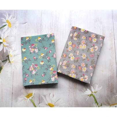 A5 Flower Series 2 Cloth Book Cover, Planner Case Cover Protective Shell Journal Cover Protector Office Stationery Supplies