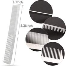 3 Pieces Metal Hair Comb, Stainless Steel Fine Cutting Hair Styling Hairdressing Salon Detangler Comb For Women And Men(Fine Cutting Comb) - Barber Comb - View 8