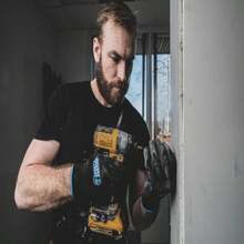 Gorilla Grip Gloves, Max Grip, All Purpose Work Gloves, Slip Resistant, Nylon Shell, Large, 10 Pairs
