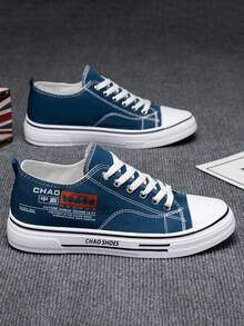 Students' Canvas Shoes, Summer Men's Comfortable Lightweight Breathable New Versatile Popular Casual Athletic Skateboard Shoes For Teenagers