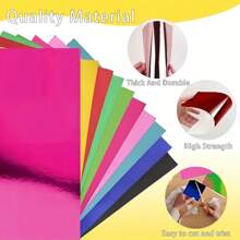 50 piezas/30 piezas/20 piezas Cartulina texturizada metálica de colores en tamaño A5, cartulina reflectante de colores mixtos, peso de 150g, adecuada para hacer tarjetas de felicitación, scrapbooks, manualidades DIY, origami DIY, pintura, artículos de corte y útiles escolares, vuelta al cole