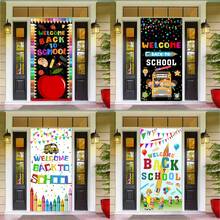 1 pieza, Pancarta de Regreso a la Escuela, Pancarta de Bienvenida para el Primer Día de Clases, Suministros de Decoración de Fondo para Decoraciones del Aula