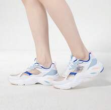 Skechers D'LITES Series Fashion Lace-Up Sporty Casual Sneakers, Comfortable Chunky Sneakers - Multicolor - View 2